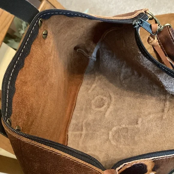 T BAR LEATHER CO Computer Tote Bag NWOT